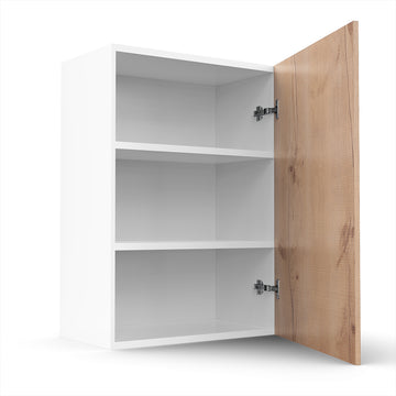 RTA - Rustic Oak - Single Door Wall Cabinets | 21"W x 30"H x 12"D