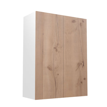 RTA - Rustic Oak - Double Door Wall Cabinet | 24