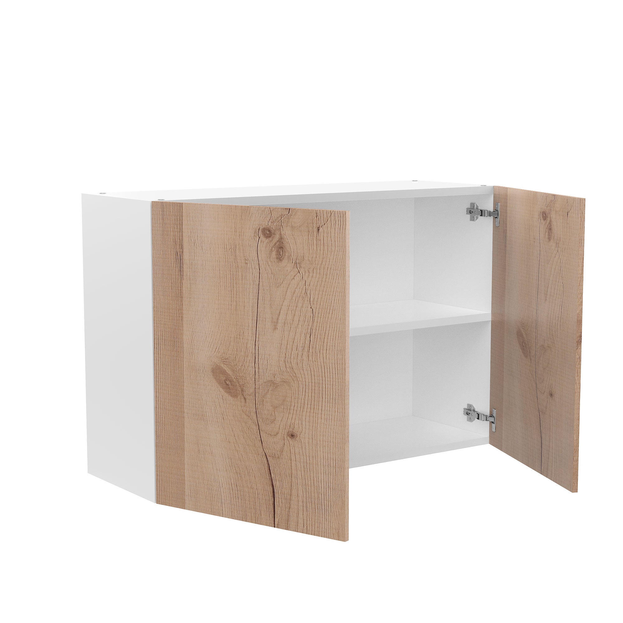 RTA - Rustic Oak - Double Door Wall Cabinets | 36"W x 24"H x 12"D