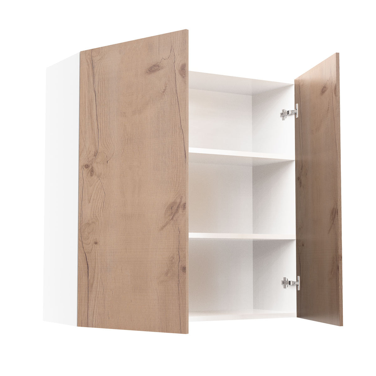 RTA - Rustic Oak - Double Door Wall Cabinets | 36"W x 36"H x 12"D