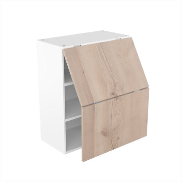 RTA - Rustic Oak - Bi-Fold Door Wall Cabinets | 24