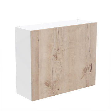 RTA - Rustic Oak - Bi-Fold Door Wall Cabinets | 36
