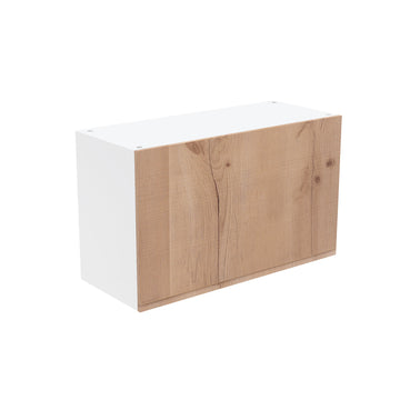 RTA - Rustic Oak - Horizontal Door Wall Cabinets | 30