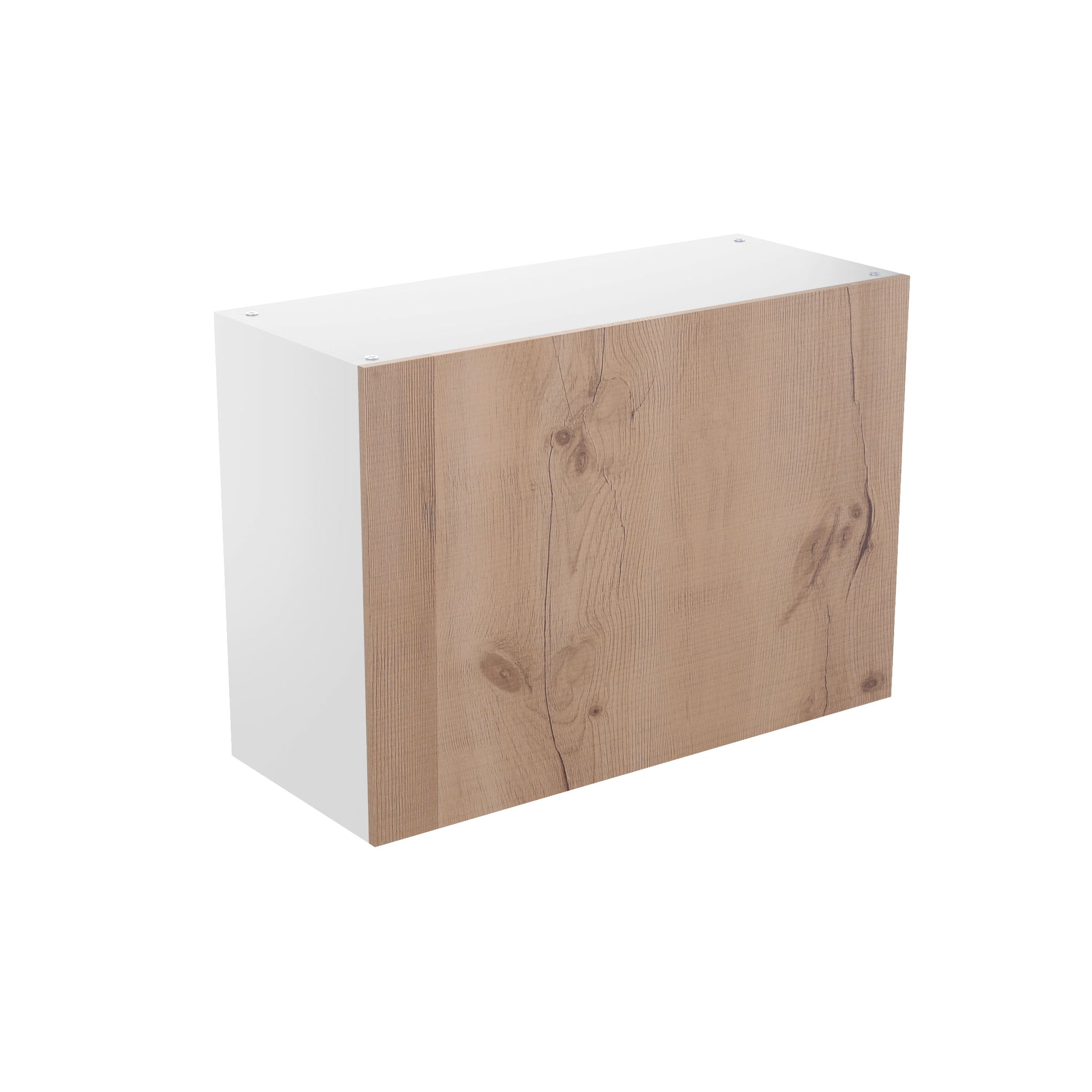 RTA - Rustic Oak - Horizontal Door Wall Cabinets | 30"W x 21"H x 12"D