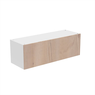 RTA - Rustic Oak - Horizontal Door Wall Cabinets | 36"W x 12"H x 12"D