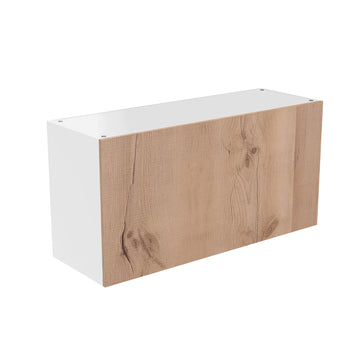 RTA - Rustic Oak - Horizontal Door Wall Cabinets | 36