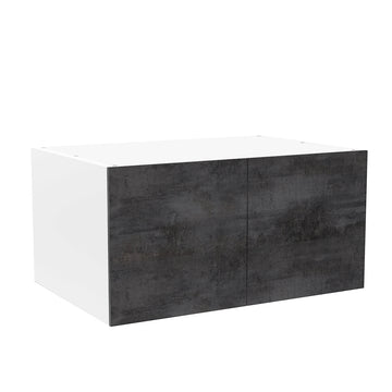 RTA - Rustic Grey - Double Door Refrigerator Wall Cabinets | 33