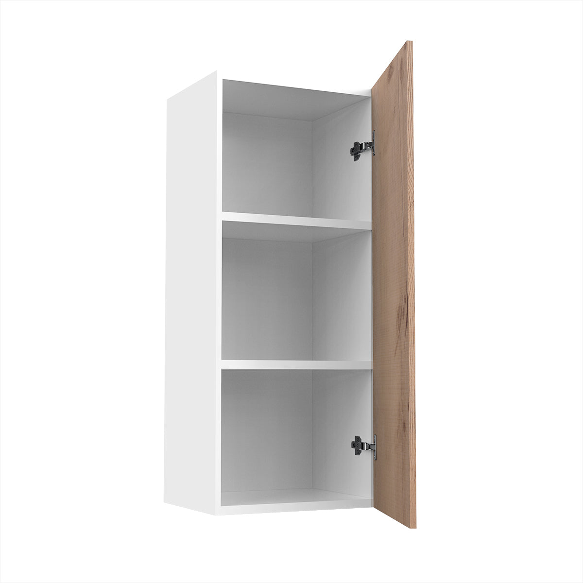 RTA - Rustic Oak - Single Door Wall Cabinets | 15"W x 36"H x 12"D