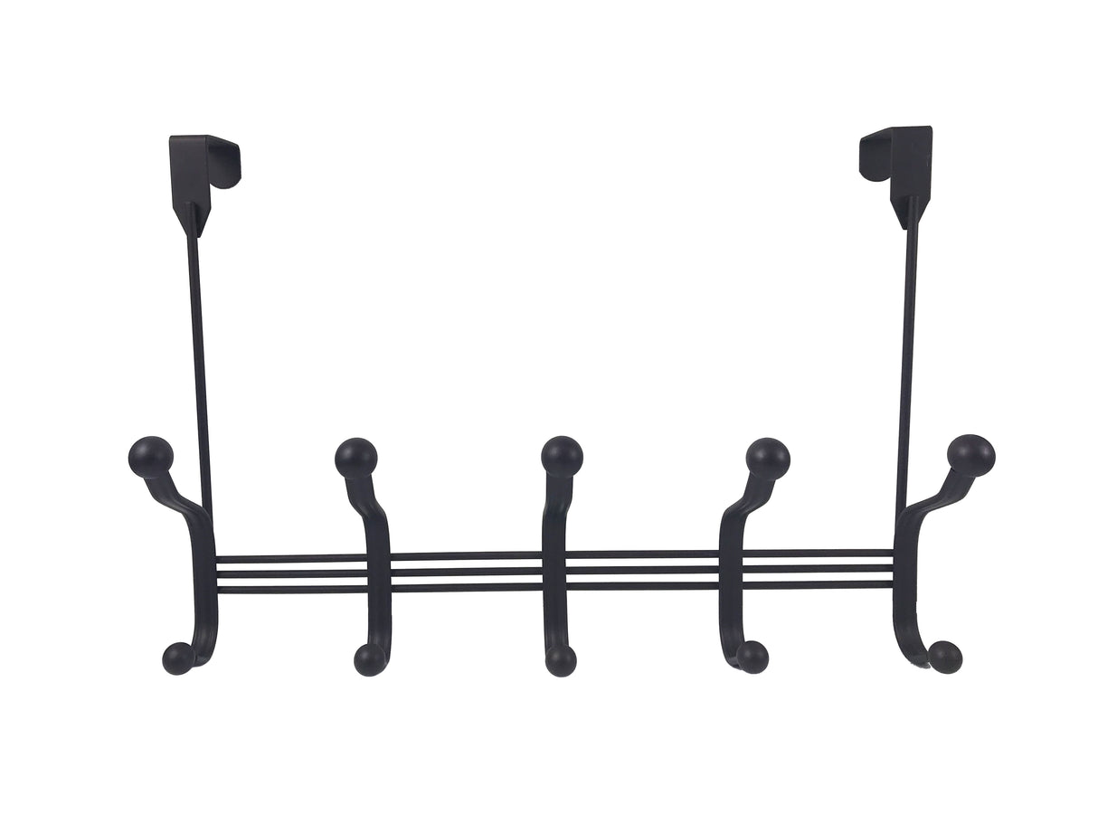 Over the Door Hook Rail 10-7/8 Inch Long - 10 Prong - Hickory Hardware