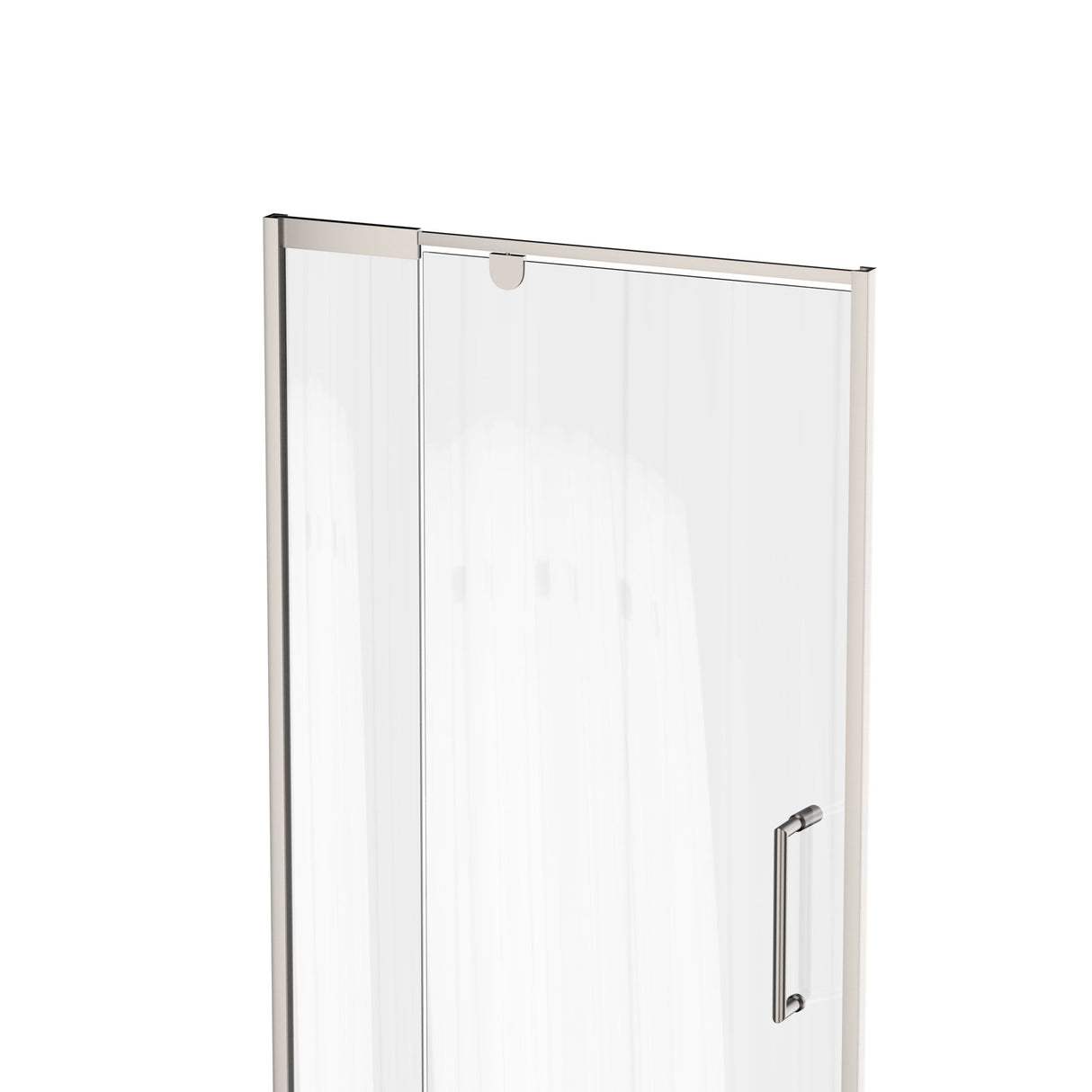 Ivanees 36 In. W X 76 In. H Framed Pivot Glass Shower Door With Soft- Closing Clear Tempered Glass