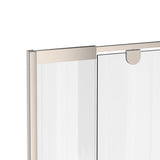 Ivanees 36 In. W X 76 In. H Framed Pivot Glass Shower Door With Soft- Closing Clear Tempered Glass