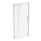 Ivanees 36 In. W X 76 In. H Framed Pivot Glass Shower Door With Soft- Closing Clear Tempered Glass