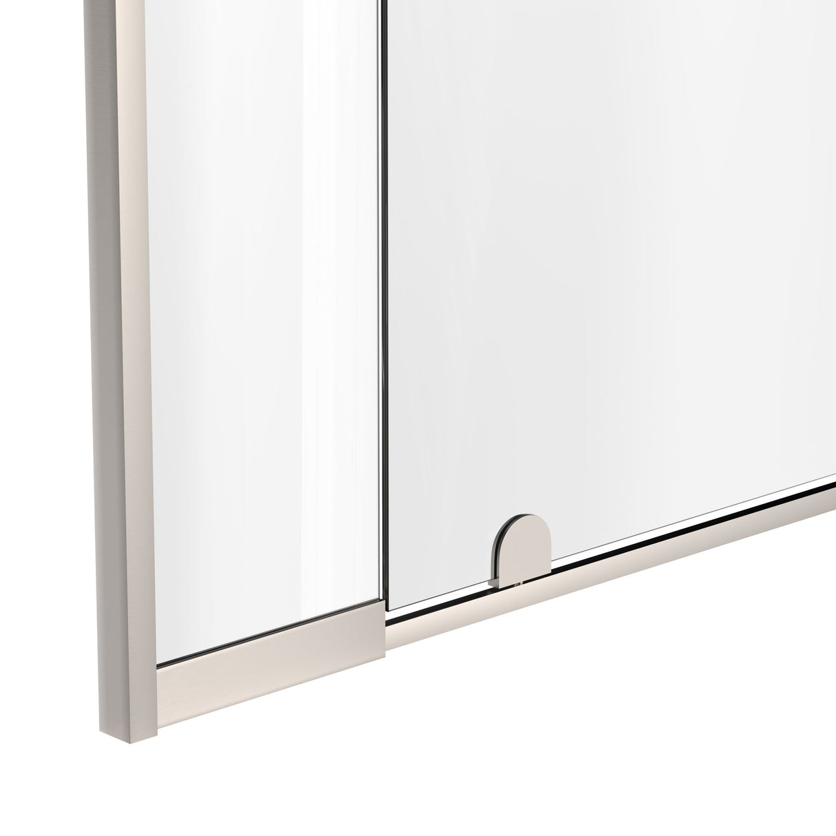 Ivanees 36 In. W X 76 In. H Framed Pivot Glass Shower Door With Soft- Closing Clear Tempered Glass