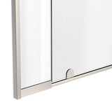 Ivanees 36 In. W X 76 In. H Framed Pivot Glass Shower Door With Soft- Closing Clear Tempered Glass