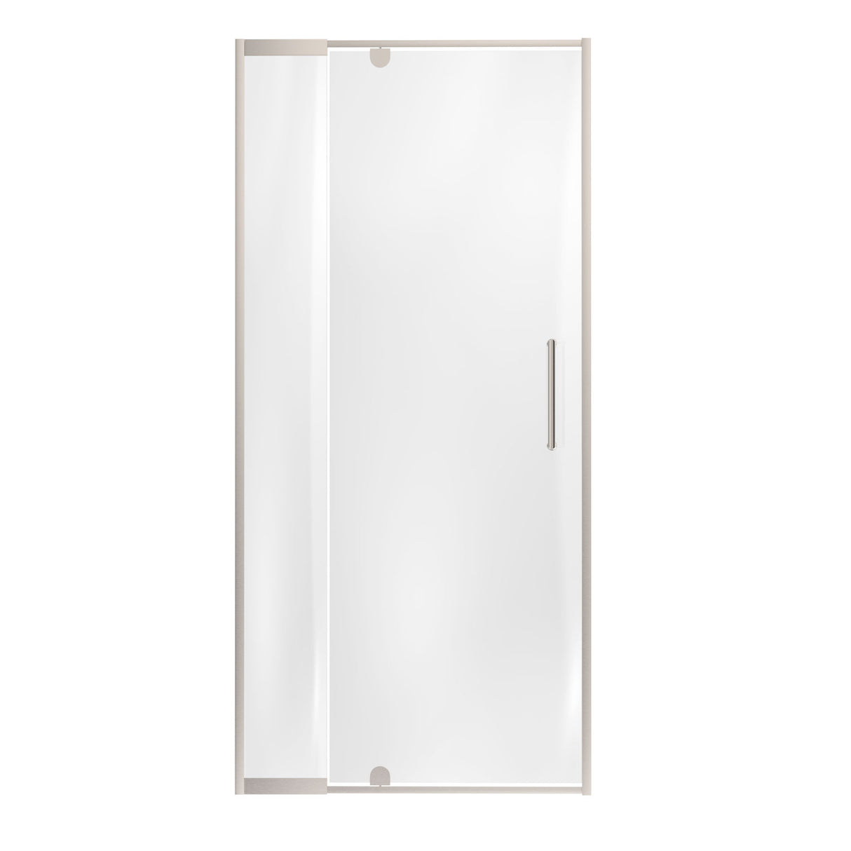 Ivanees 36 In. W X 76 In. H Framed Pivot Glass Shower Door With Soft- Closing Clear Tempered Glass