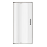 Ivanees 36 In. W X 76 In. H Framed Pivot Glass Shower Door With Soft- Closing Clear Tempered Glass