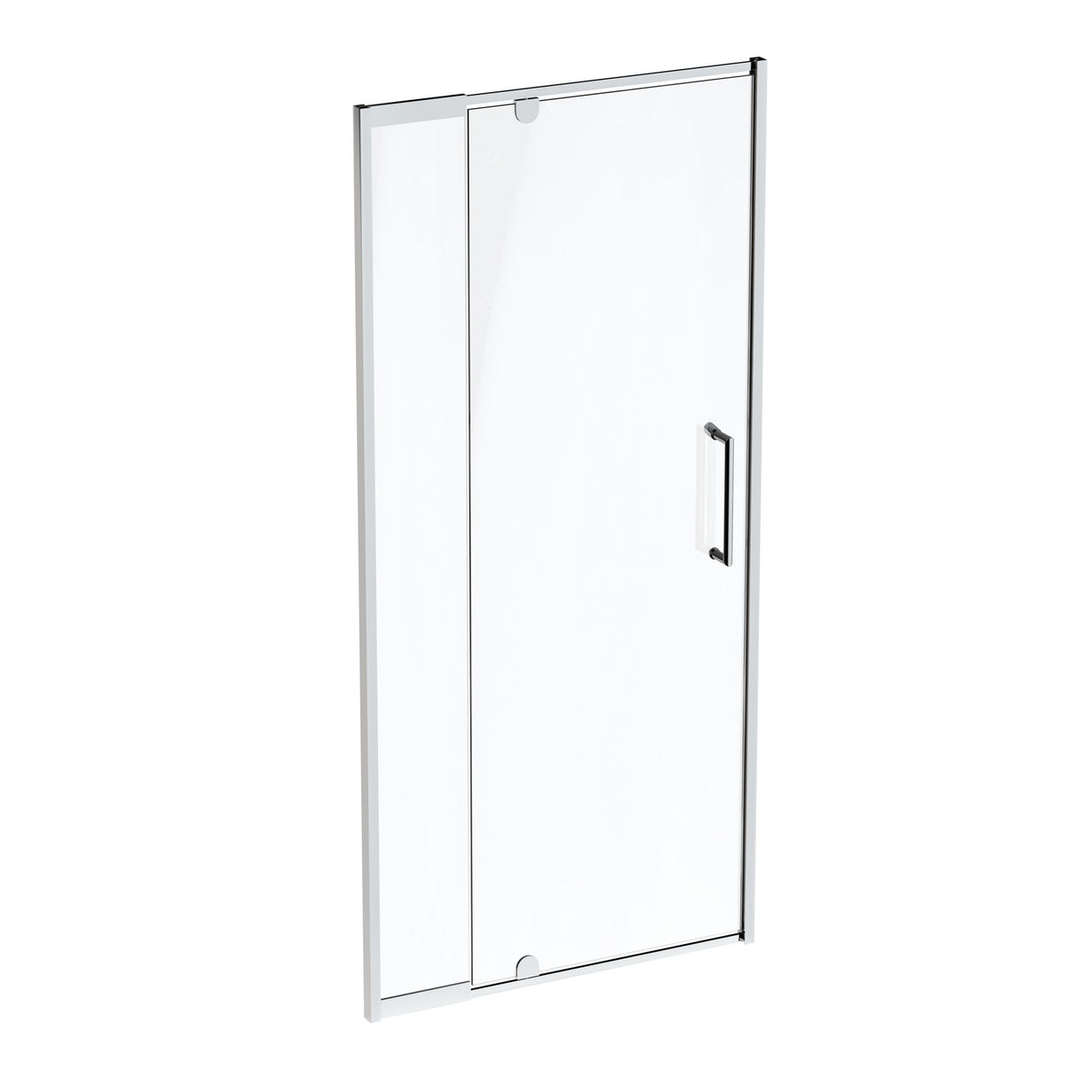 Ivanees 36 In. W X 76 In. H Framed Pivot Glass Shower Door With Soft- Closing Clear Tempered Glass