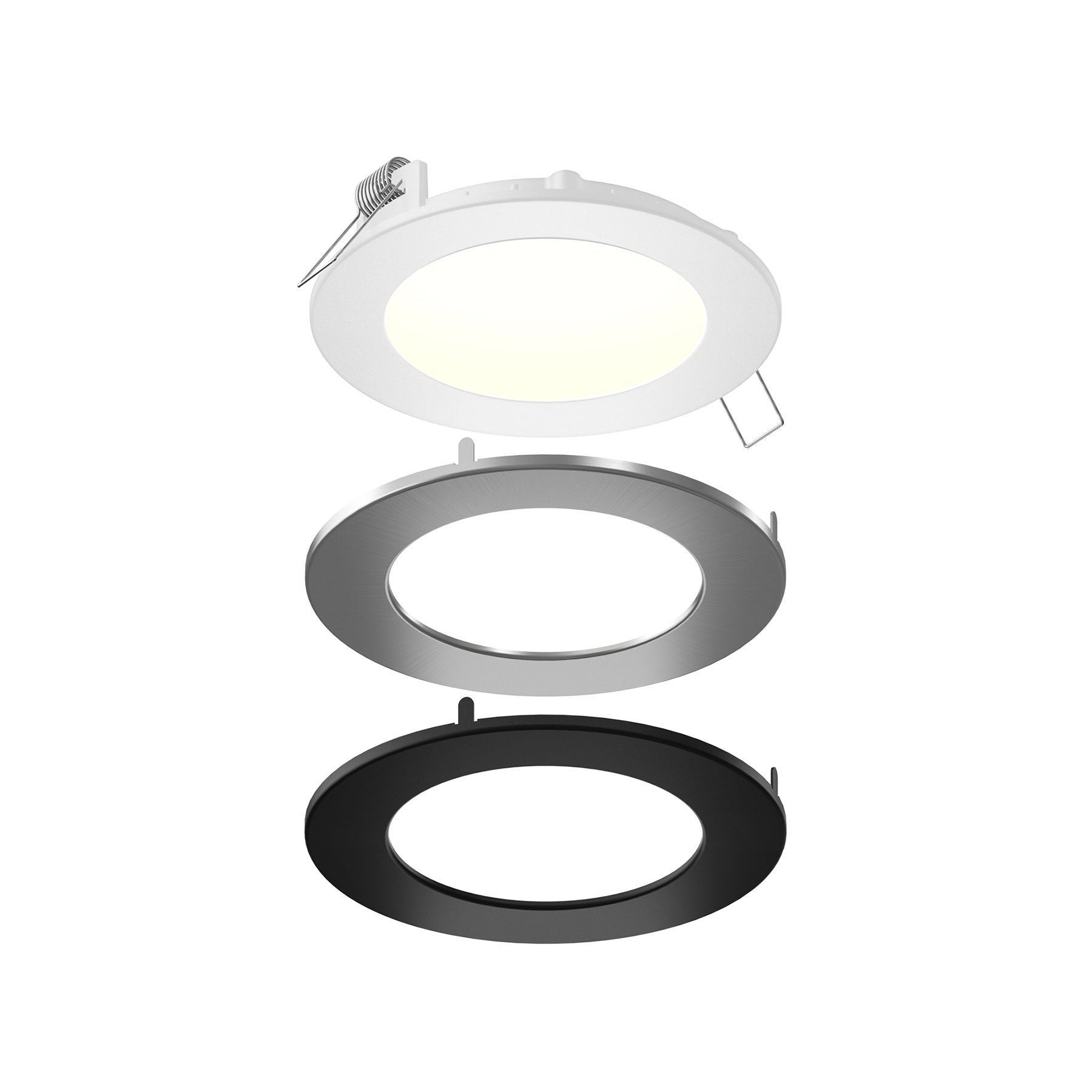4 Inch LED Round Panel Downlight, 11W, Wet Location, CCT Changeable