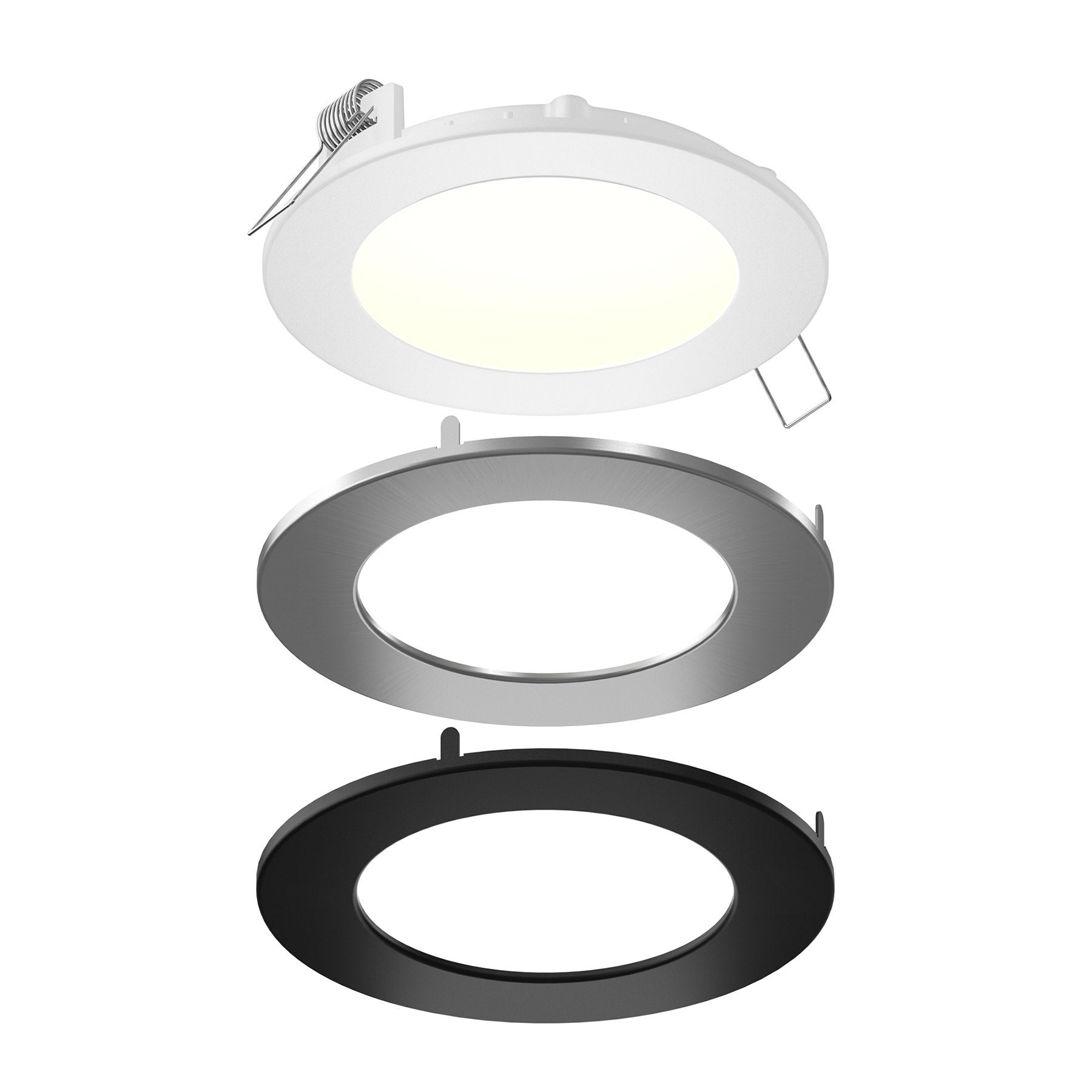 6 Inch LED Round Panel Downlight, 14W, Wet Location, CCT Changeable