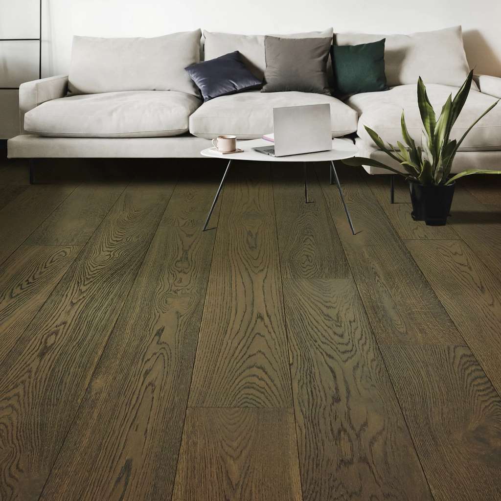 Shaw Floorte Expressions SW707-09045 Coda Engineered Brushed White Oak Hardwood Flooring 5/8" x 7.5" x 15mm Thickness (23.31 SF/CTN)