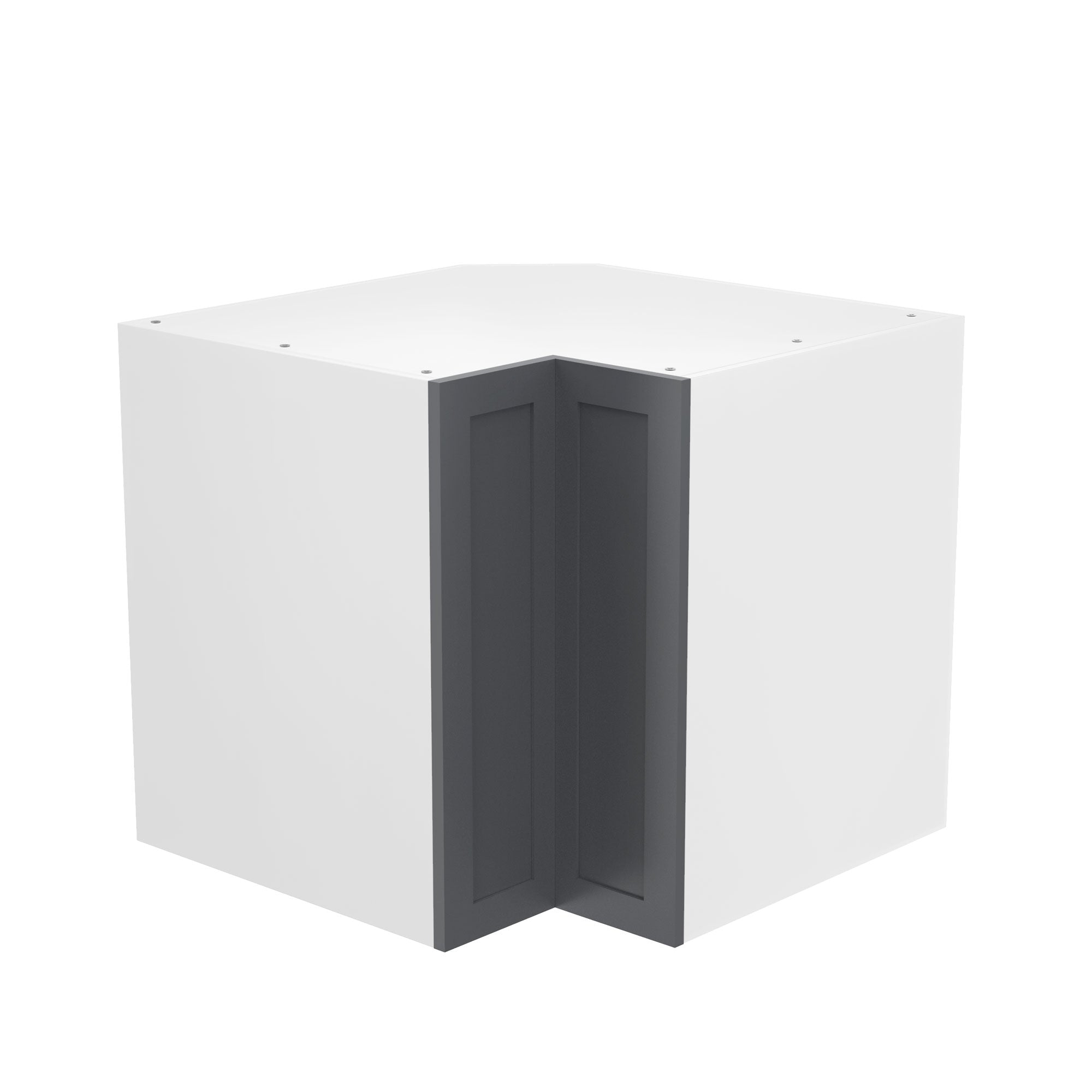RTA - Grey Shaker - Lazy Susan Base Cabinets | 33"W x 30"H x 23.8"D