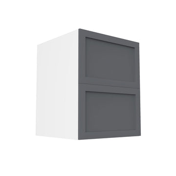 RTA - Grey Shaker - Floating Vanity Drawer Base Cabinet | 24