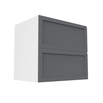 RTA - Grey Shaker - Floating Vanity Drawer Base Cabinet | 33