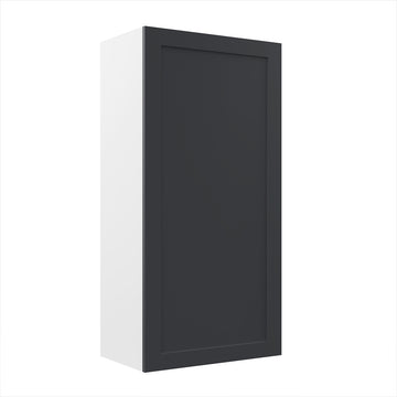 RTA - Grey Shaker - Single Door Wall Cabinets | 24