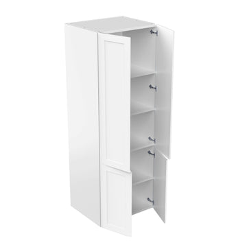 RTA - White Shaker - Double Door Tall Cabinet | 24"W x 90"H x 23.8"D