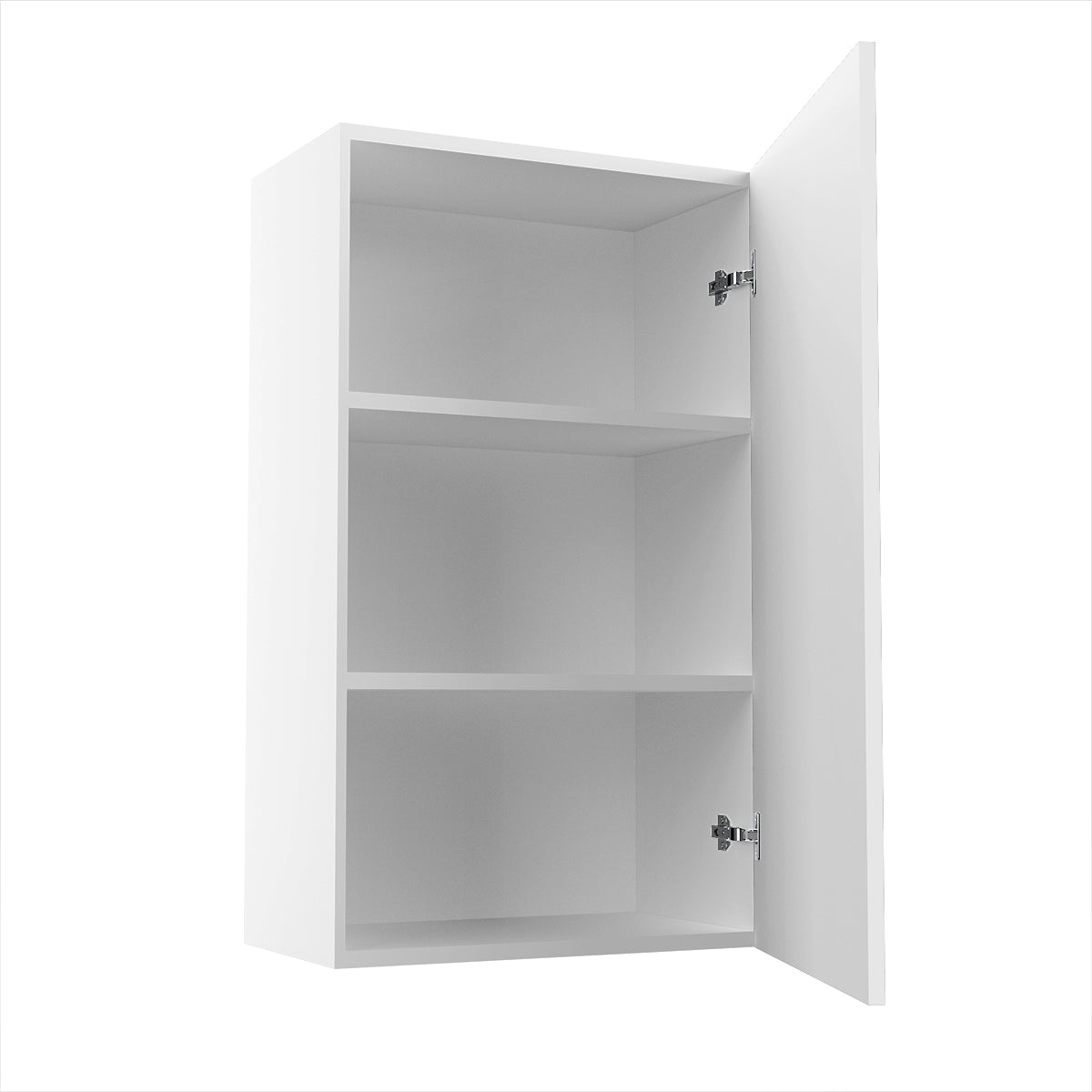 RTA - White Shaker - Single Door Wall Cabinets | 24"W x 36"H x 12"D