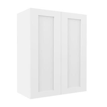 RTA - White Shaker - Double Door Wall Cabinet | 24