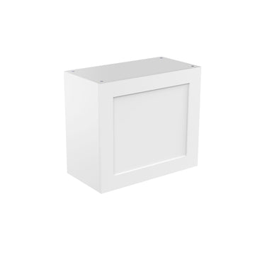 RTA - White Shaker - Horizontal Door Wall Cabinets | 24"W x 21"H x 12"D