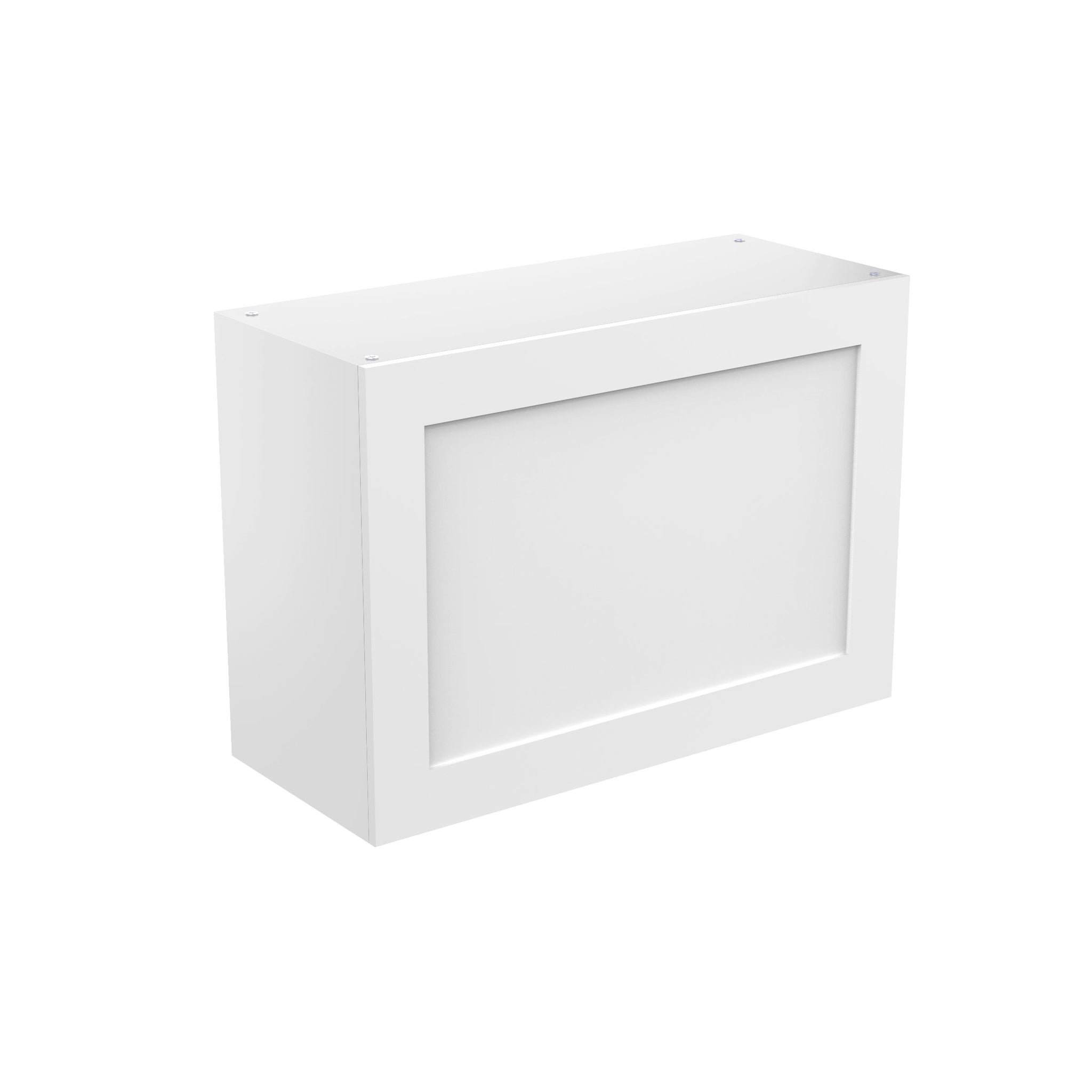 RTA - White Shaker - Horizontal Door Wall Cabinets | 30"W x 21"H x 12"D