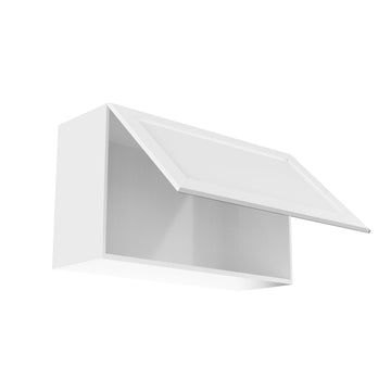 RTA - White Shaker - Horizontal Door Wall Cabinets | 36