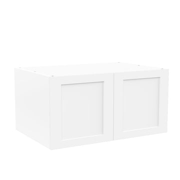 RTA - White Shaker - Double Door Wall Cabinets | 33"W x 18"H x 12"D