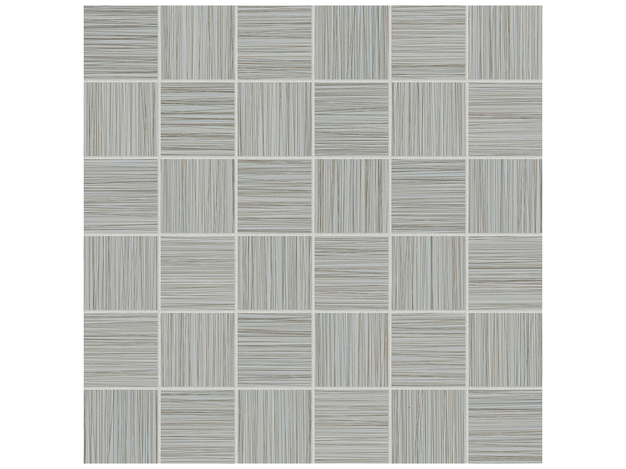 2 X 2 In Zera Annex Silver Matte Color Body Porcelain Mosaic