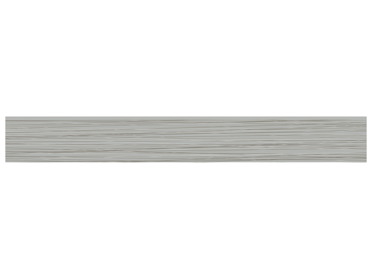 3 X 24 In Zera Annex Silver Matte Color Body Porcelain Bullnose