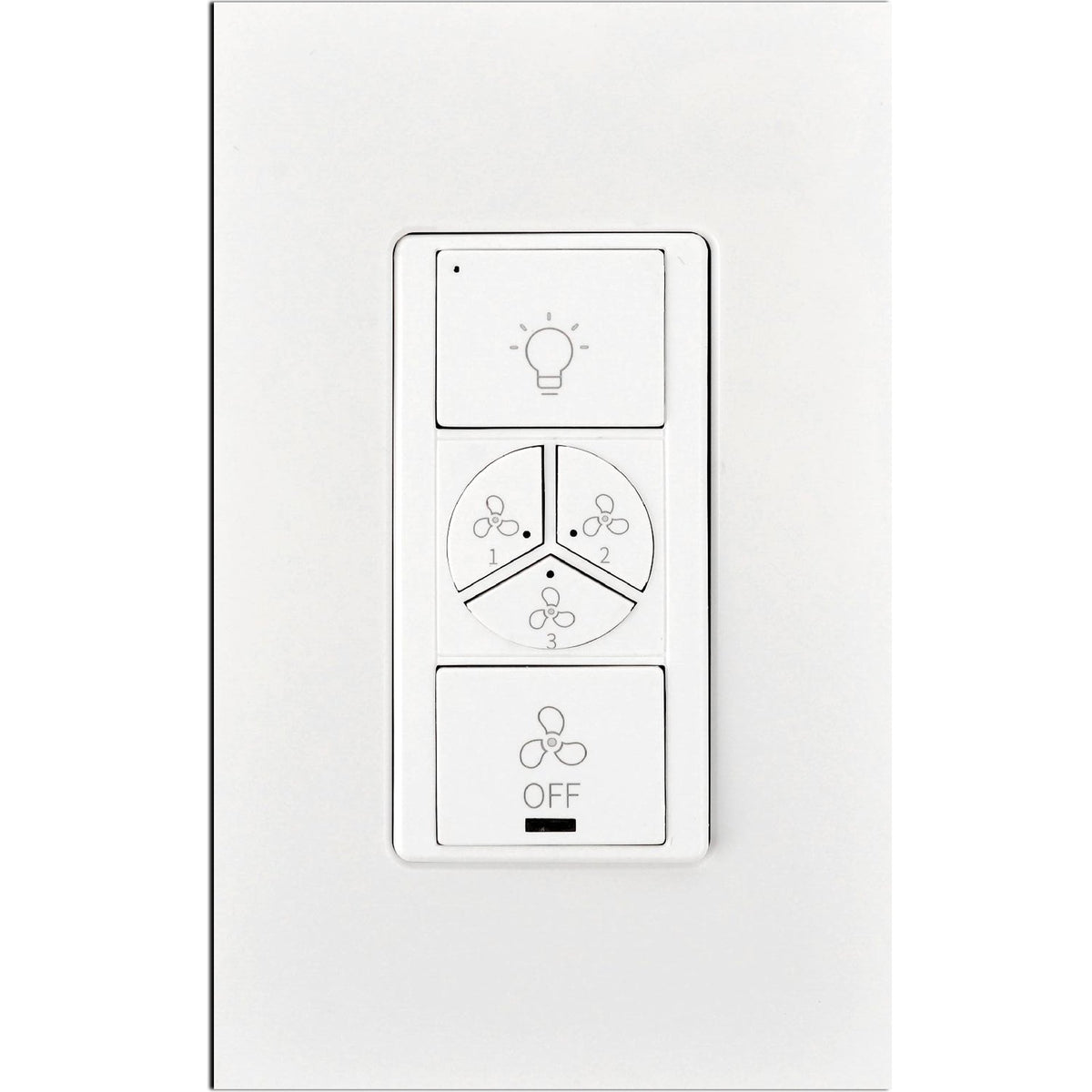 Pilot Smart Wall Switch For Ceiling Fans(1-Gang), Google Assistant, and Siri Shortcuts, Works with Amazon Alexa