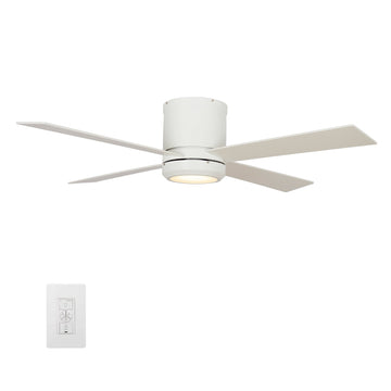 Arlo 52" In. 4 Blade Smart Ceiling Fan with Dimmable LED Light Kit Works with Wall control, Wi-Fi apps and Voice control via Google Assistant/Alexa/Siri