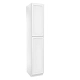 Wall Pantry Cabinet - 18W x 96H x 24D - Aria White Shaker - RTA