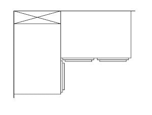 39 Inch Wide ADA Cabinet - Glenwood Shaker - 39 Inch W X 32.5 Inch H X 24 Inch D