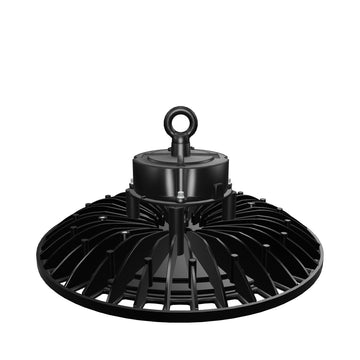 UFO LED High Bay Light - 150W, 5700K Daylight, 21000LM, Dimmable, IP65, UL DLC Listed,  High Voltage AC200-480V For Workshop, Warehouse, Barn, Airport, Garage