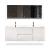 Artland Floating / Wall Mounted Bathroom Vanity With Acrylic Sink