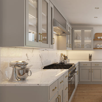 Kitchen Cabinet - Shaker Cabinet Sample Door - Luxor Misty Grey