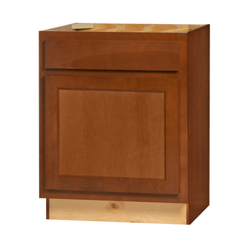 34.5 Inch High Vanity Cabinet - Glenwood Shaker - 24 Inch W x 34.5 Inch H x 21 Inch D