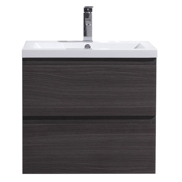 Brooklyn Floating / Wall Mounted Bathroom Vanity With Acrylic Sink