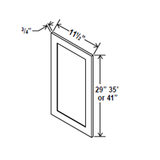 Wall Decorative Panel - 11 1/2"W x 35"H x 3/4"D - Aria Shaker Espresso - RTA