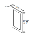 Wall Decorative Panel - 11 1/2"W x 41"H x 3/4"D - Aria Shaker Espresso - RTA