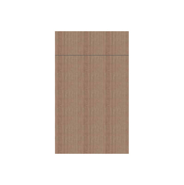 Kitchen Cabinet - Flat Panel Modern Cabinet Sample Door - Deluxe Walnut Light