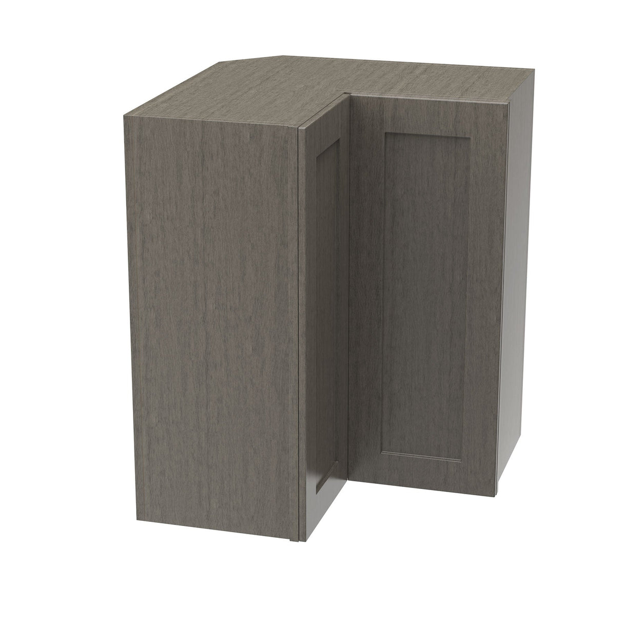 RTA - Elegant Smoky Grey - 30" High Corner Wall Cabinet | 24"W x 30"H x 12"D